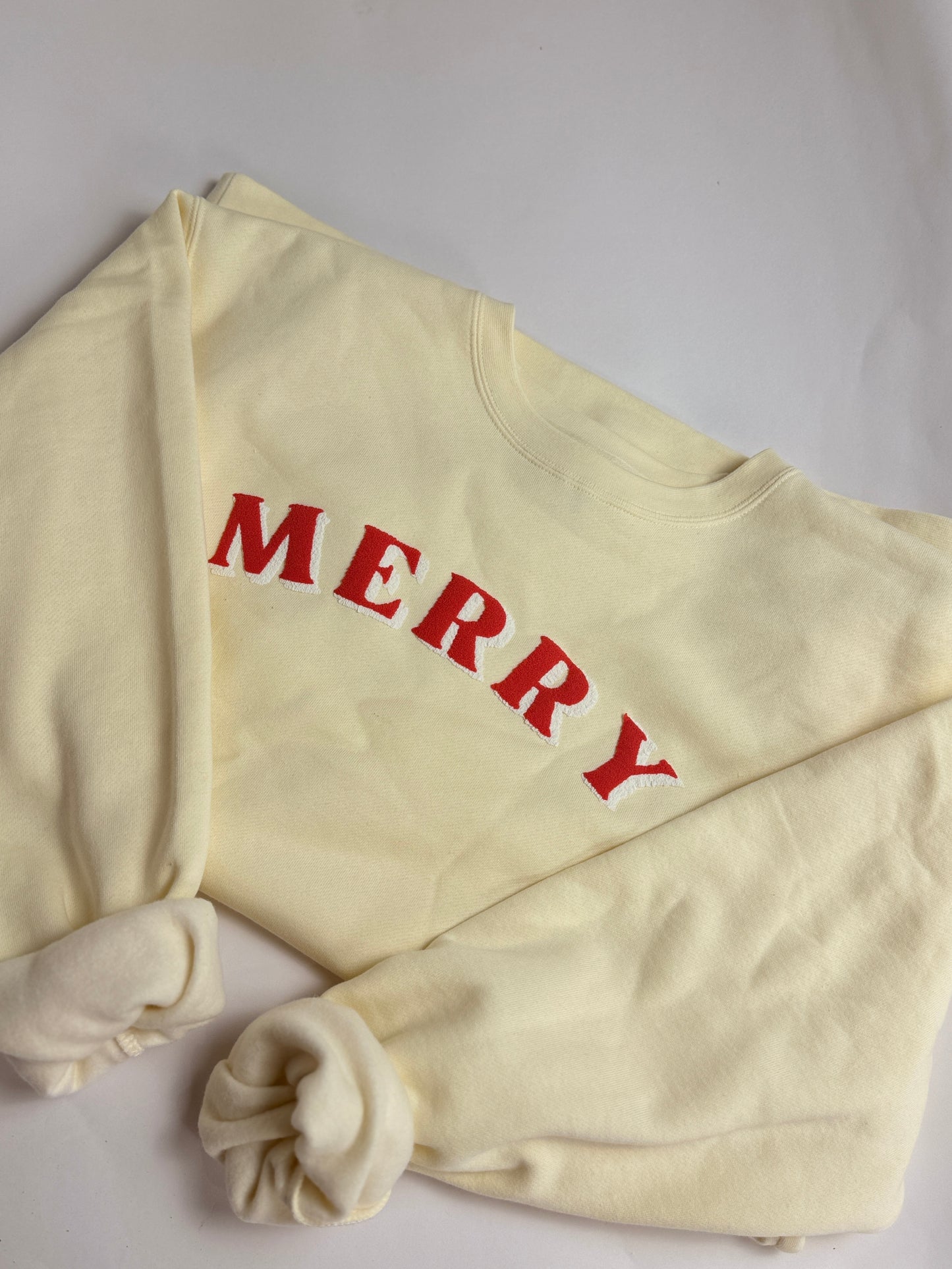 MERRY Sweatshirt in Ivory